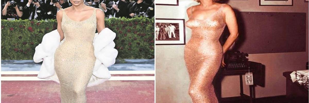 Kim Kardashian y todo el suceso sobre el vestido de Marilyn Monroe: ¿Está o no está dañado el legendario vestido?