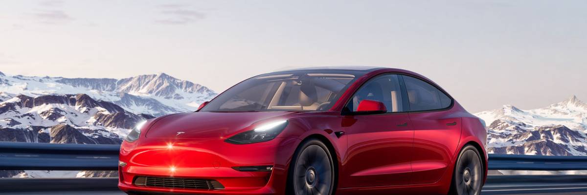 Tesla Model 3: El auto insignia de la compañía Tesla que ha sido un absoluto éxito en ventas.