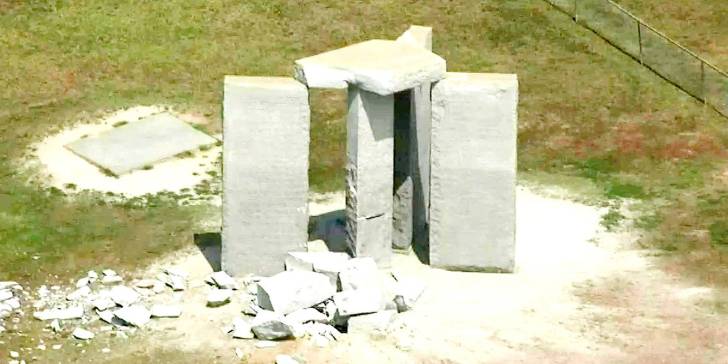 Misteriosa explosión destruye el Stonehedge de América. ¿Qué sucedió con las Georgia Guidestones?