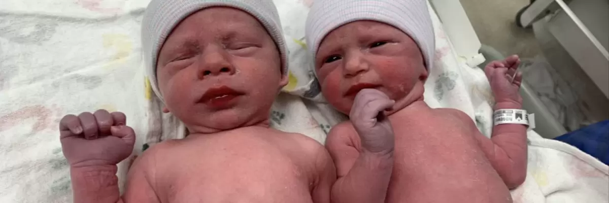 Nacen gemelos de embriones congelados hace 30 años.